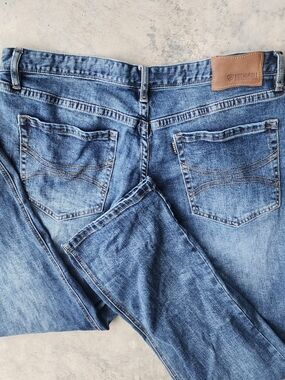 Rock & Roll Mens Relaxed Denim Jeans 38/36 Work Wear